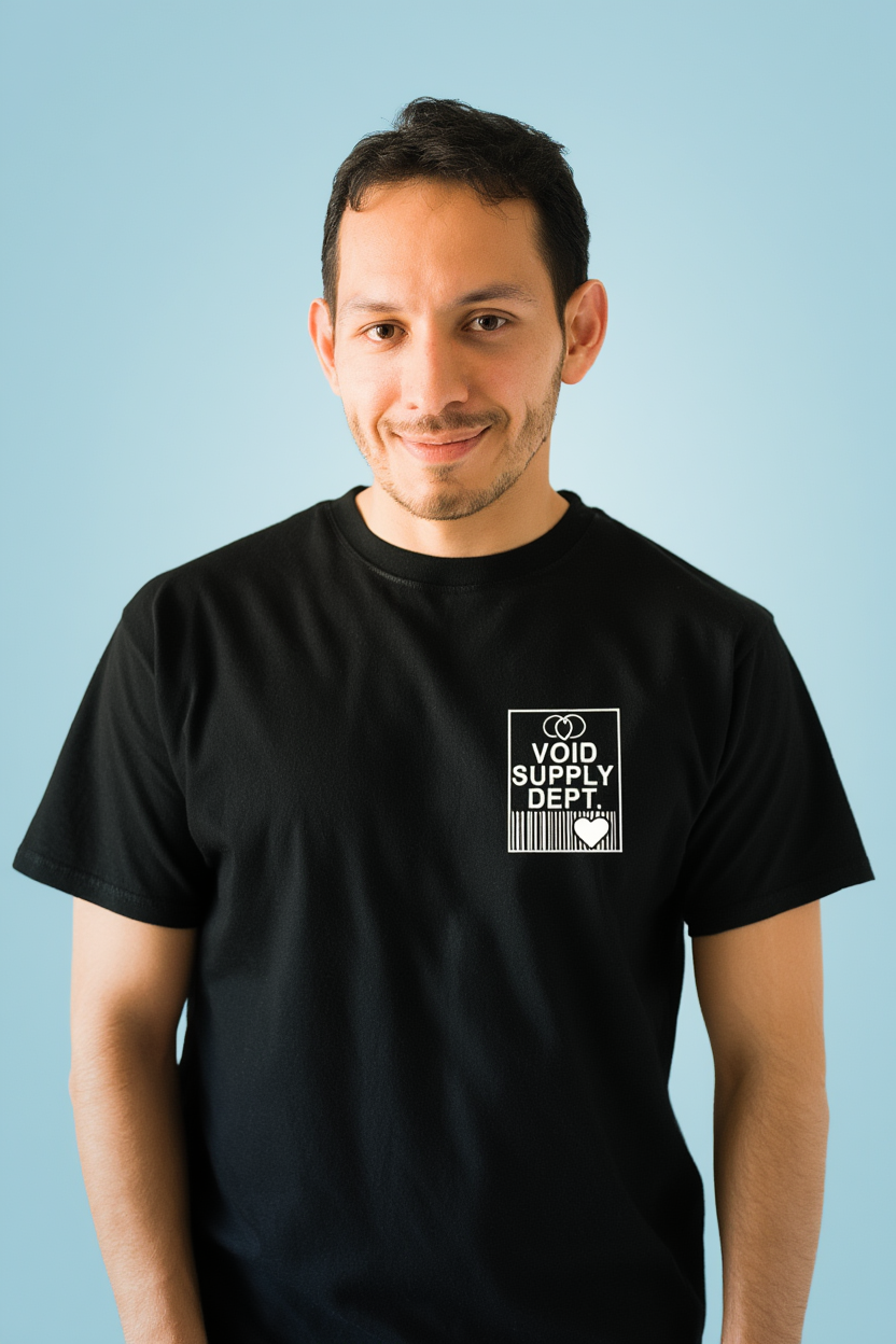 VOID SUPPLY DEPT – Love Over Roses Graphic Tee (Black Streetwear Edition)