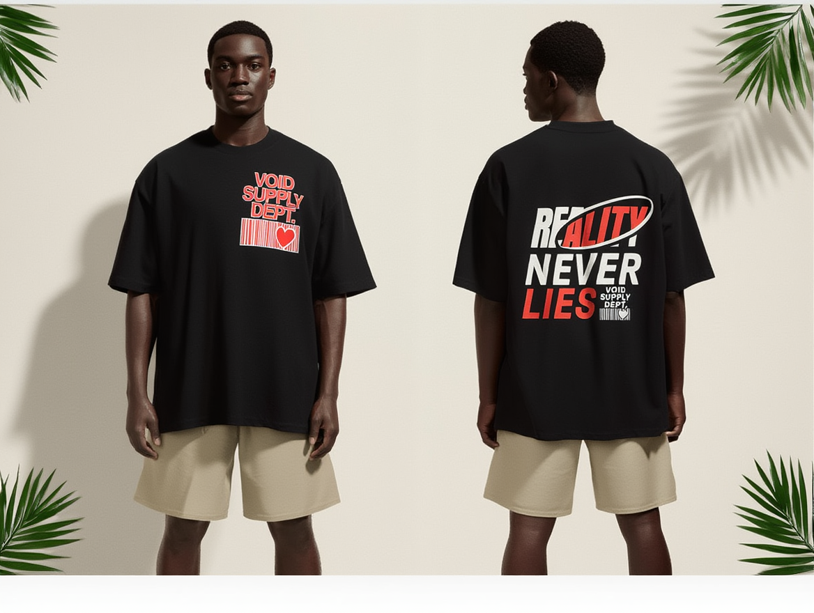 Reality Never Lies – Void Supply Dept. Graphic T-Shirt