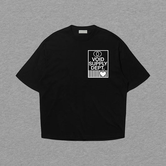 VOID SUPPLY DEPT – Love Over Roses Graphic Tee (Black Streetwear Edition)